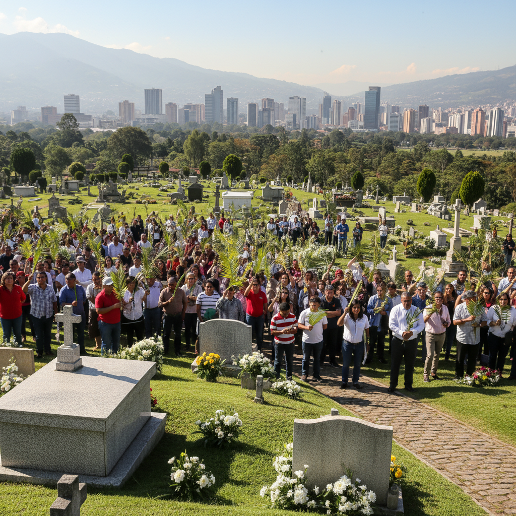 Bendición de ramos en parroquia principal de Medellín