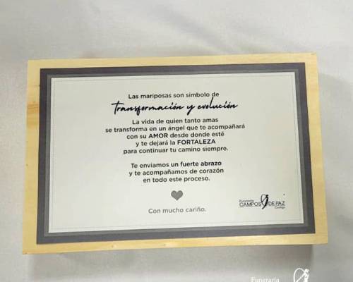 Regalos de condolencias
